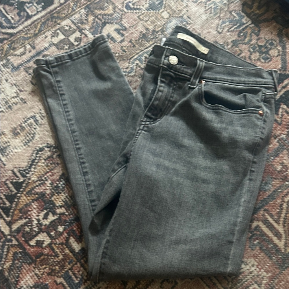 Levi's Gray Boyfriend Jeans